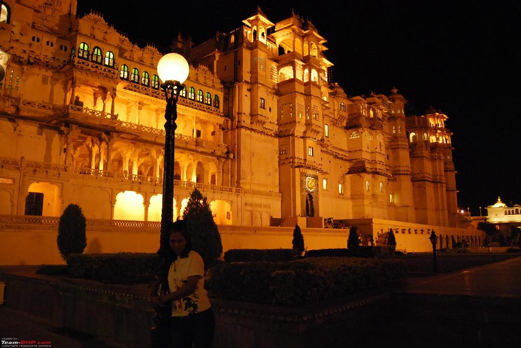 City Palace Udaipur at Night