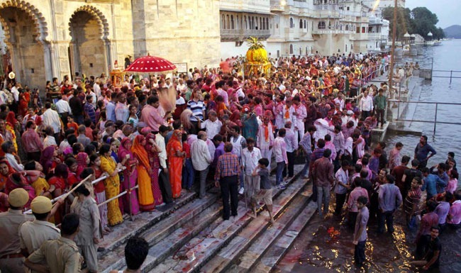 Jal Jhulni Ekadashi Udaipur