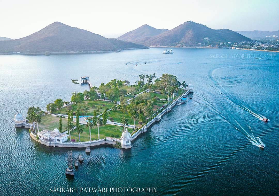 Nehru Garden Udaipur Aerial View