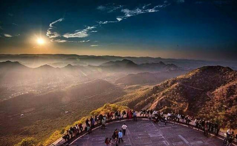Sajjangarh Udaipur Sunset and Sunrise