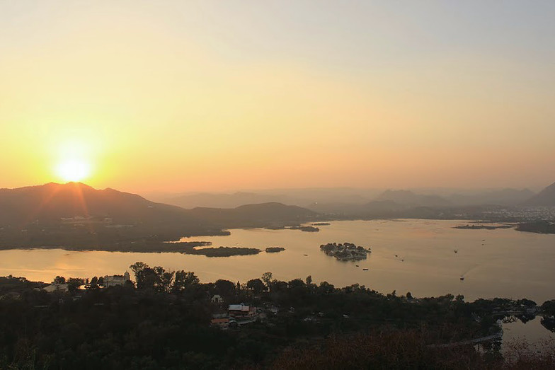 karni mata temple udaipur sunset
